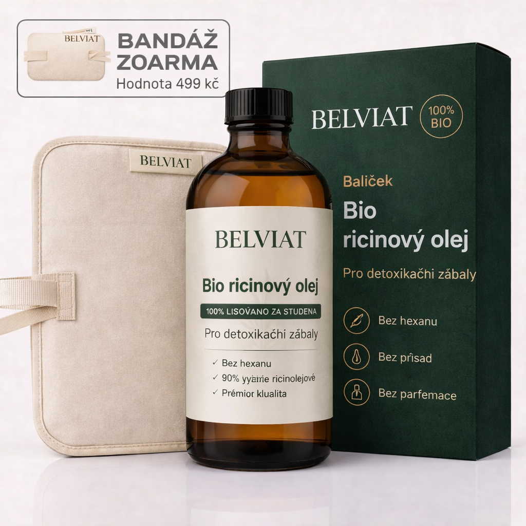 Belviat Detox Sada s ricinovým olejem – produktová fotografie